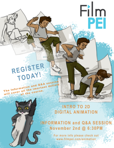 Intro to 2D Animation information and Q&A session - Film PEI